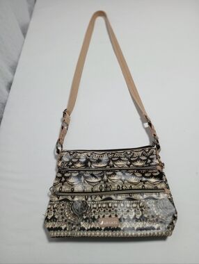 Sakroots Artist Circle Bohemian Coated Canvas Crossbody